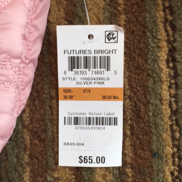 Epic Threads Reverse Pink Girls Jacket Size 3T/3 - Picture 5 of 5